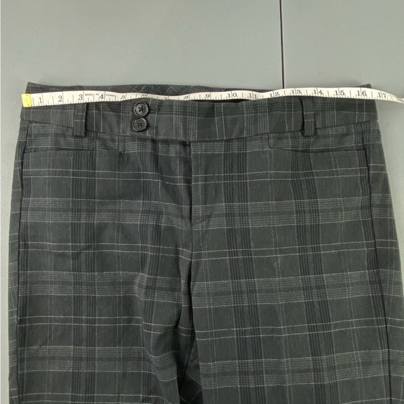 Tommy Hilfiger Plaid Y2K Bootcut Gray & Black Pants Women's size 8 - Picture 8 of 13
